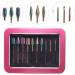 Beaupretty 1Set grinding head cuticle drill bit sanding bands Nail Polishing Tools manicure pedicure drill kit Manicure Drill Bits manicure kit Manicure Tool diamond Tungsten steel file head - Buy Online on GoSupps.com