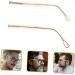 Buy BUIFULSIC Metal Glasses Accessories - Stylish Ros gold Frames & Legs for Ultimate Comfort - Buy Online on GoSupps.com