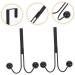 FELTECHELECTR 2 Pcs Coat Hook Behind Door Keychain Hook Door Coat Clothes Hook Hat Hook On The Door Entrance Wall - Buy Online on GoSupps.com