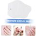 minkissy Nail Art Display Stand Nail Art Board Nail Color Display Holder Polish Stand Nail Polish Rack Nail Polish Gel Card Nail Art Color Display Nail Art Tips Chart White Manicure Acrylic 15x11.2cm White - Buy Online on GoSupps.com