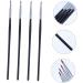Healeved 4pcs Fine Eyeliner Brush Eyebrow Liner Brush Eyeshadow Cosmetic Eye Wand Lip Liner Fiber - Buy Online on GoSupps.com