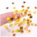 Maple Leaf Nail Art Sequins Maple Leaf Nail Glitters Stickers Autumn Nail Sequins for Nail Art 4 Colors - Buy Online on GoSupps.com