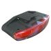 SKS Germany Infinity Universal Rearlight rear lights for the luggage rack Infinity Universal (universally mountable LED technology light duration up to 5 hours StVZO approval) black