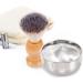 Iwowhero Shaving Brush Set with Holder - Premium Razor Soap Bowl & Rustproof Steel - Perfect for Men's Grooming - Buy Online on GoSupps.com