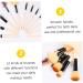 Set of 12 make-up make-up mixing eyebrow brush eyeshadow brush mixing brush kit make-up brush kit powder brush face make-up brush flour - Buy Online on GoSupps.com