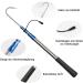 Buy Komclub Telescopic Fish Gaff - Stainless Steel Fishing Spear Hook Aluminum Alloy Bar & Soft Handle for Saltwater and Offshore Use - Buy Online on GoSupps.com