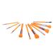 Soft Hair Eyeshadow Loose Powder Makeup Brush Set for Beginners | Orange Cosmetic Tools - Buy Now - Buy Online on GoSupps.com