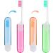 WLLHYF 6 Pack Travel Toothbrush with Folding Soft Bristles and Box - Ideal for Travel, Camping, School, and Home - Buy Online on GoSupps.com