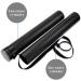 Dewel Plastic Document Tube 24.5-40 Inches Adjustable with Carrying Strap - Black, Waterproof, Telescoping Carrying Case - Buy Online on GoSupps.com