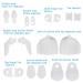 Silicone Finger & Toe Separators for Heeled Boots, Sports & Pain Relief - 9 Pairs - Buy Online on GoSupps.com
