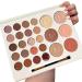 JIALII 26 Colors Eyeshadow Palette Highlight Blush Pearl Matte Glitter Eyeshadow 20 Eyeshadow and 6 Contouring Palette with