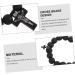 Didiseaon Cross Jewelry Gift Cross Bracelets Beaded Bracelets for Men Cross Braclet Charm Bracelet Baptism Gifts 10x10cm Black - Buy Online on GoSupps.com