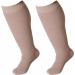 WSYKC Compression Socks - 20-30mmHg Support Socks for Wide Calves | Unisex 4XL (2 Pairs) in Beige - Buy Online on GoSupps.com