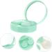 Healeeved Colored Etui Applicator - 3 Sets for Glasses Frames & Medicine - Travel Eye Holder - Green - 7.5x7.5x2.8cm - Buy Online on GoSupps.com