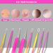 Glamne Blackhead Remover Pimple Popper Kit - Rosy Yellow Acne Comedone Extractor Tools - Buy Online on GoSupps.com
