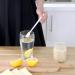 Set of 50 Hard Plastic Spoon Straws 9 Inch Detachable Straws Kitchen Utensil Stirring Spoon Coffee Spoon (Random Color) - Buy Online on GoSupps.com