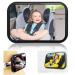 Mirror car baby back seat - 360 rotatable shatter -safe baby car mirror for baby 100% sausage -proof car mirror baby back seat with metal clip large field of vision baby car mirror for new parents