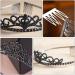 Lurrose Rhinestone Crowns Tiaras with Comb Headband for Girl Women Bridal Birthday Party Wedding Prom (Black) - Buy Online on GoSupps.com