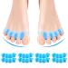 8 PCS Professional Toe Separators. Juzure Silicone Toe Spacers to Correct Bunions and Restore Toes to Their Original Shape for Women Men. Toe Correctors/Toe Straightener/Toe Stretcher/Toe Spacers