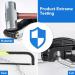 High-Security 1000mm Bicycle Chain Lock - 5-Digit Number Combination Lock | Durable & Reliable Bike Security - Buy Online on GoSupps.com