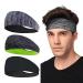 Lattcure Sport headband headband 3 pack welding tape headband anti-slip for jogging running hiking bicycle and motorcycle ... Color3