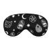 AMRANDOM Super Smooth Soft Skull Cat Moon Gothic Skull Raven Pattern Black Sleep Eye Mask for Naps Travel Blindfold Game 3D Eye Cover for Men & Women Relieve Eye Stress Skull Cat Moon Gothic Skull Raven Pattern Black One Size