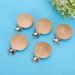 Pacifier Dummy Case Set - 5 Beech Wood Clips for Baby Pacifiers 3cm Size No Holes Perfect for Infants | International Shipping Available - Buy Online on GoSupps.com