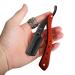Professional Straight Edge Razor with 20 double-edged Straight Razor Blades Barber Straight Razor Close Shaving Men's Manual Shaver stainless steel Straight Razor Blades-Straight Razor Kit-Black/Gold (BB)