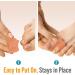 Toe Separators & Hammer Toe Straightener - 6-Pack Beige Gel Spacers for Bunion Relief & Crooked Toes - Overlapping & Hallux Valgus Pads - Perfect for Yoga - Buy Online on GoSupps.com