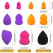 11pcs Makeup Sponge Blender Set for Liquid, Cream & Powder - Multi-Coloured Beauty Blender for Flawless Foundation Application - Buy Online on GoSupps.com