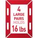 Command Picture Hanging Strips 8 Large Pairs 4 Medium with Level | White - 17209-ES - Buy Online on GoSupps.com