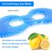 NEWGO Cooling Eye Mask for Puffy Eyes Hot Cold Therapy Gel Eye Mask with Lemon Scent Relief for Swollen Eyes Dark Circles Stress Migraine Headaches Sinus Pain - Blue - Buy Online on GoSupps.com