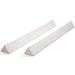 Serta Perfect Sleeper Extra Long Foam Bedrail - Guardrail for Toddlers & Kids with Water-Resistant, Non-Slip & Machine Washable Cover - 2pk, White 2 Count (Pack of 1)