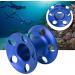Aluminum Alloy Diving Reel: Lightweight Finger Spool for Free Diving & Snorkeling - Blue - Buy Online on GoSupps.com