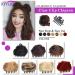Olacare 2PC Claw Clip Synthetic Hair Bun Extensions for Women - Updo Brown Ballet Bun Hairpieces - Buy Online on GoSupps.com