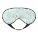 Geometry Snowflakes Sleep Eye Mask with Adjustable Strap Blocking Out Lights Eye Cover Soft Eye Shade Breathable Sleep Mask for Men Women pattern-19