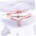  Beaupretty Beaupretty Unique Rose-Shaped Alloy Bracelet for Women Star-Shaped Hand Jewelry - Buy Online on GoSupps.com