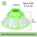 Vivifying Pet Neck Brace - Adjustable Lightweight Protective Collar for Puppies Small Dogs & Cats (11.9-14.4 cm Green-S) | International Shipping - Buy Online on GoSupps.com