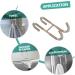 Zerodeko 10 Pcs S Hook Door Back Hanging Hooks Towel Hooks for Bathrooms Storage Hooks Stainless Steel Silver - Buy Online on GoSupps.com