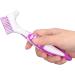 GOTOTOP False Teeth Cleaning Brush Double Sided Portable Denture Toothbrush for Effective Denture Care - Shop Now - Buy Online on GoSupps.com