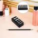 FRCOLOR Taille-crayon de Maquillage Manuel 5 Trous pour Crayons Sourcils L vres et Eye-liner Lame en Acier au Mangan se Capuchon Protecteur Lot de 2 Noir Outil Portable - Buy Online on GoSupps.com