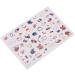Non toxic Beautiful Nail Art Sticker Nail Decal for Woman Girl Home Use Nail Salon - Buy Online on GoSupps.com