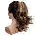 Short Wavy Ponytail Extensions Synthetic Claw Ponytail 40cm 90g Brown Black Ladies Wig 16inches 12H24
