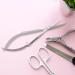 Cuticle Scissors Curved Nail Scissors Professional Cuticle Remover Fine Trimming Nails Eyelashes Eyebrows and Hard Skin - Buy Online on GoSupps.com