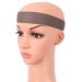 MapofBeauty Non Slip Silicone wig Grip Band Headband Hold Wig Sports Yoga (Black)