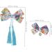 MAGICLULU 2 Pairs Hairpin Tassel Clips Womens Barrettes for Hair Wedding Hair Clip Hair Clips Hair Accessories Kawaii Hair Bows Bow Hair Pins Polyester Elasticity Flowers Child - Buy Online on GoSupps.com