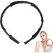Foldable Hair Bands - Portable Telescopic Folding Headband Stretchy Foldable Headband Multipurpose Collapsible Hairband Hair Clips Hair Hoop for Women Girls Black - Buy Online on GoSupps.com