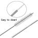 Estefanlo Reusable Stainless Steel Straws Multicoloured Metal Drinking Straws Reusable Straws 8.5 inch with Cleaning Brush for Tumblers Cold Beverage (Set of 8) (Colorful-8 pcs) - Buy Online on GoSupps.com