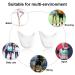 EQLEF Silicone Gel Toe Caps - Breathable Toe Protector for Ballet Pointe Shoes - 2 Pairs - Buy Online on GoSupps.com