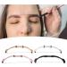 Eyebrow Line Shaping Ruler Foldable Eyebrow Bow Mapping Ruler Replaceable Cotton Thread 4 Sets for Makeup Learner for Salon - Buy Online on GoSupps.com